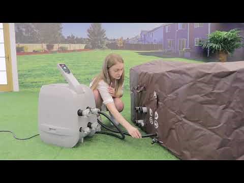 Installation d'un spa gonflable Lay-Z-Spa HydroJet Pro