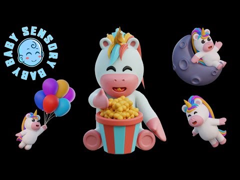 Baby Sensory | Cute Unicorns | Fun Chill Music