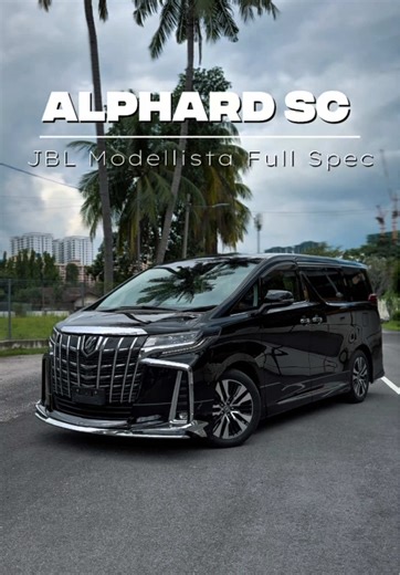 2021 Toyota Alphard SC: Full Specs and Booking Details