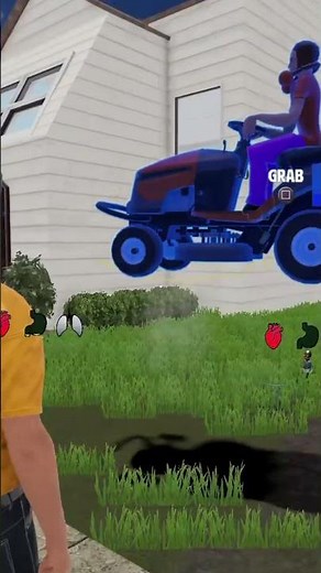 Flying Lawn Mower #funnymoments #gaming #funnymemes #multiplayer #whosyourdaddygame