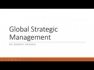 Global Strategic Management