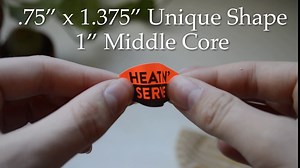 Heat n' Serve Grocery Store Food Labels .75 x 1.375 Inch 500 Total Adhesive Stickers