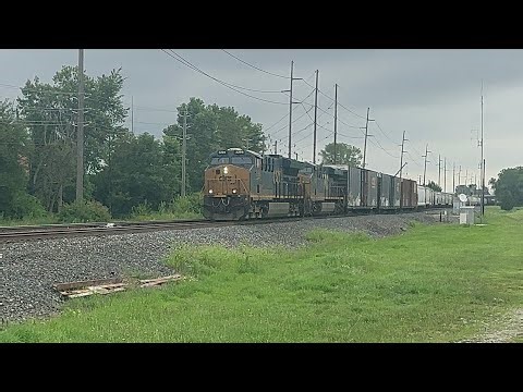 Horn Happy Engineer on CSX 3298 West Lawrence,IN 8/01/24