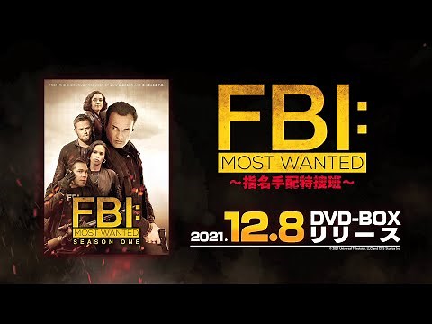 「FBI:Most Wanted～指名手配特捜班～」2021年12月8日(水) DVDリリース！