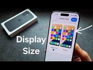 iPhone 17 - How to Change Display Size