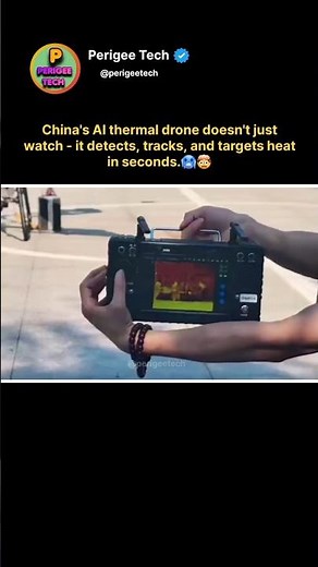 China Built a Drone That Sees in the Dark 🤯 #shorts #drone #ai #robot #thermal #infrared #chinatech
