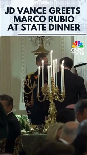 US VP JD Vance & Wife Usha Greet Secretary Marco Rubio At State Dinner | N18G | CNBC TV18