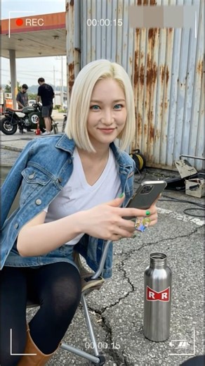 18号のオフショット。旦那にしか見せない顔。【ドラゴンボール実写化】Android 18's Private Moment: What she only shows to Krillin.