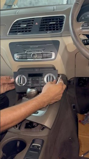 Audi q3/q5 control unit replacement/remove how to open ac panel heater unit #automobile #audi