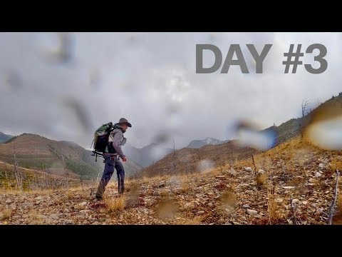 72 Hour Solo Cabin Trip: Rotten Food, Snow Storms, & No Elk