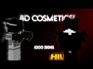 4D- COSMETICS [1K SKINS] (Works on #hive) (#mcpe 1.20.31)