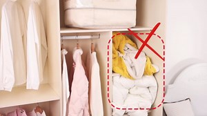 DIMJ Comforter Storage Bag 4 Pack - Blanket Storage Organizer Compression Bags, Large Capacity Ultra Space Saving Self Compression Organize for Bedding, Pillow, Duvet, Sheet Storage with Zipper Window