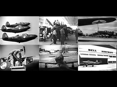 Bell P-39 Airacobra Fighters in the News 1942 Restored