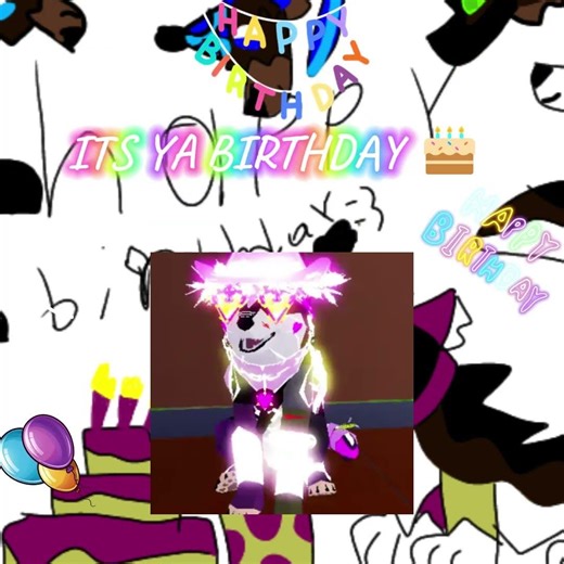 happy birthday :3 i made the drawing