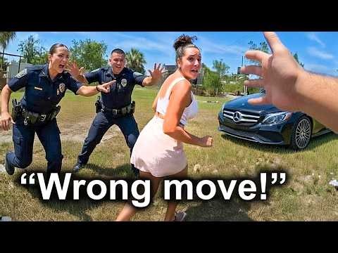 Cops vs Dumbest Karens Who Think They Can Outrun Their Warrants