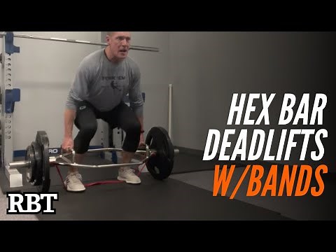 Band-Hex Bar Deadlift Rapid Rep Workout