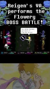 The trial of Flowery's JARONA! #flowery #deltarune #deltarunechapter5 #voiceacting #reigenarataka