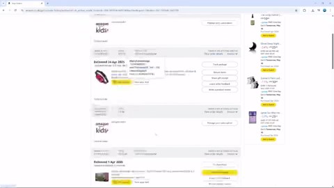 How to delete Amazon order history