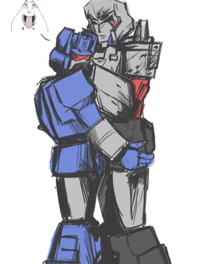 drawing bs. #transformerskybound #megawave | soundwave