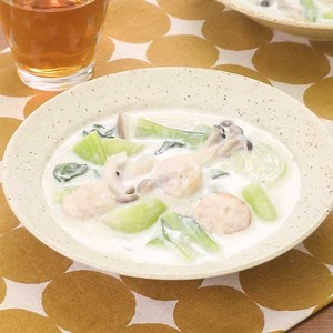 うま味たっぷり！ チンゲン菜とほたての中華クリーム煮のレシピ動画・作り方 | デリッシュキッチン