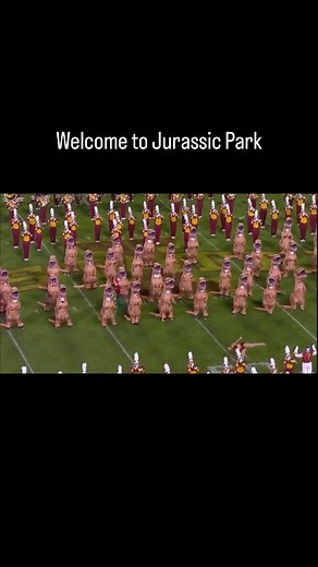 613K views · 1.1K reactions | Dinosaurs 欄 Marching Band @isucfvmb | CollegeMarching.com | Facebook