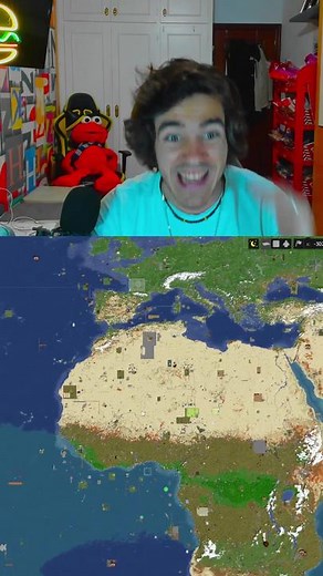 Como VER el MAPA de mi Servidor Survival EARTH! #minecraft #minecraftserver #minecraftearth #minecraftsurvival #gaming