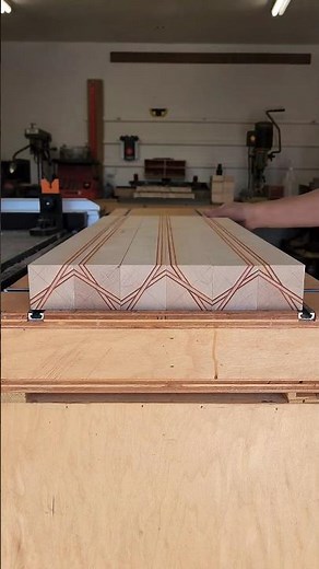 AMAZING Cutting Board Weave Cuts on the Harvey Table Saw 🤯 #woodworking #tools #diy #woodworker