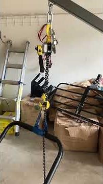 Harbor freight mobile hitch crane! #automobile #2024 #harborfreight #diy #hardwarestore