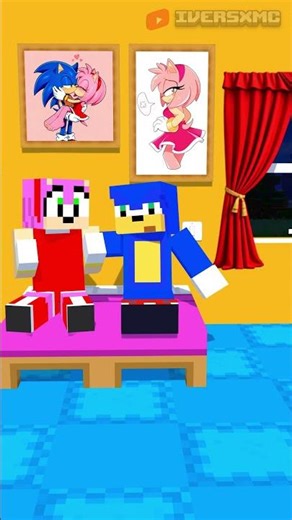 Amy Rose is having a nightmare and Sonic helps her 😱 #sonic #amyrose #shorts