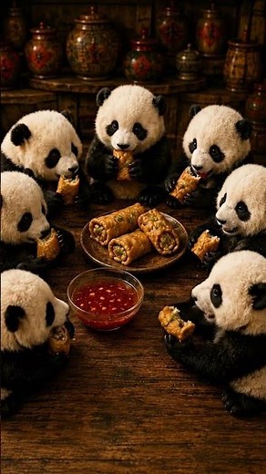 🐼 Chef Bao Makes Egg Rolls 🥟🥢 Easy Homemade Recipe