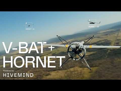 Autonomous Teaming at the Edge | V-BAT + Destinus Hornet Powered by Hivemind