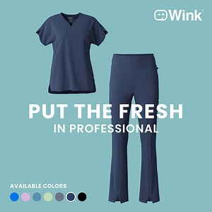 14K views · 128 reactions | The RENEW Dolman Top and Cargo Flare Pant Scrub Set for the stylish go-getter. | Wink Scrubs | Facebook