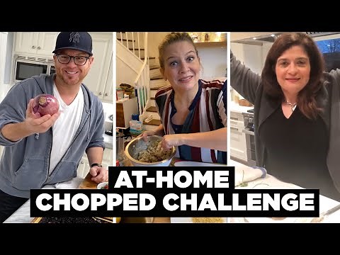Food Network Chefs Compete In the At-Home Chopped Challenge | Chopped | Food Network