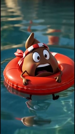 He Thought It Was A Bathtub! 🛀 Mr. Poop Vs The Giant Toilet Flush | PLOT TWIST #shorts