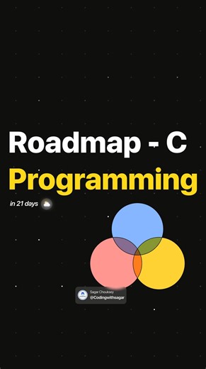 Sagar | Programming Trainer | 🧠 Learn C-Programming in 21 Days ⛅️ Read caption👇🏻 🔴 FREE C-PROGRAMMING NOTES 🗒 (Join telegram link in bio) I guarantee that if you... | Instagram