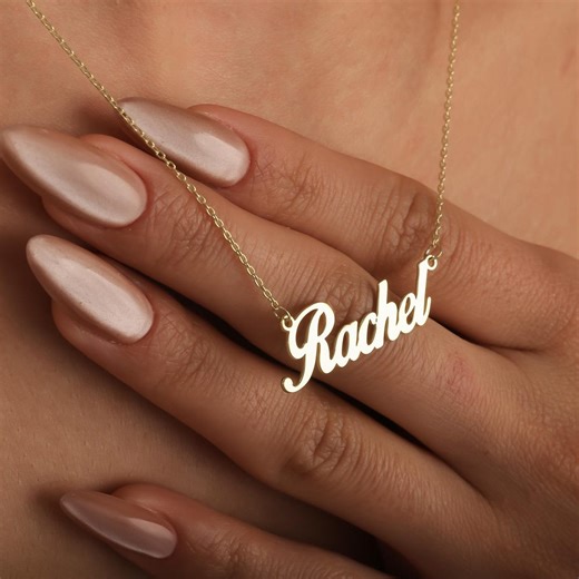 Personalized Name Necklaces, Custom Name Jewelry, Minimal Gold Necklace, Special Gift - Etsy