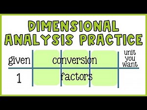 Dimensional Analysis Practice Problems
