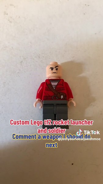 Custom Lego TF2 Soldier Builds and Weapons