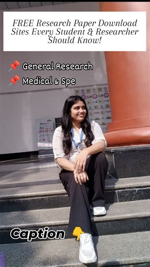 Priya 🌿 on Instagram: "FREE Research Paper Download Sites Every Student & Researcher Should Know! Struggling to access research papers behind paywalls? Here are some trusted free resources for downloading academic papers across disciplines 👇 🔹 General Research • ResearchGate • Academia.edu • CORE • Semantic Scholar • arXiv • SSRN • JSTOR (Free Access) • SpringerOpen • DOAJ • ScienceOpen • PaperPanda • BASE • ERIC • Citationsy Archives 🔹 Medical & Specialized Science • PubMed Central • PLOS •