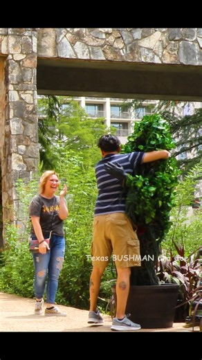 Bushman Prank: Bros energy was dope #bushman #bushmanprank #texasbushman #scareprank #funnyvideos | Texas Bushman