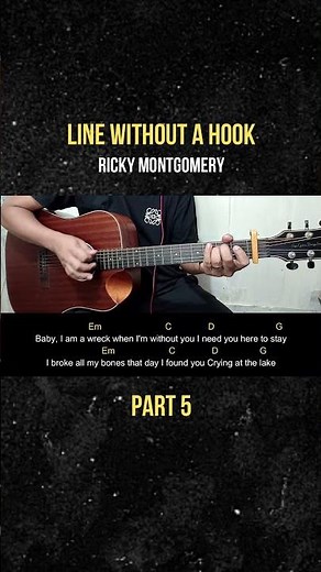 Line Without A Hook - Ricky Montgomery | Guitar Tutorial part 5