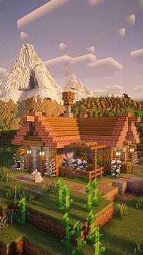 Minecraft Starter House Build Tutorial #minecraft #minecraftbuilding #minecrafttutorial