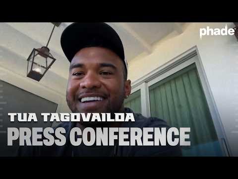 Quarterback Tua Tagovailoa Introductory Press Conference | Atlanta Falcons
