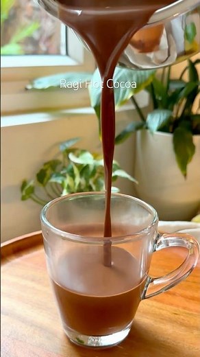 Ragi hot chocolate #healthyrecipes #recipes