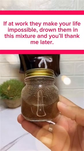 Grandfather US on Instagram: "If at work they make your life impossible,drown them in this mixture and you'll thank me later,you are going to get a glass jar with a lid,add 1 tablespoon of coffee,1 tablespoon of ground pepper and 1 tablespoon of salt,it should look like what you see,finally add enough vinegar on a white piece of paper,write the names of the people who make your life impossible at work,and put it inside the jar,then close it and shake it very well,and leave it in a dark place for