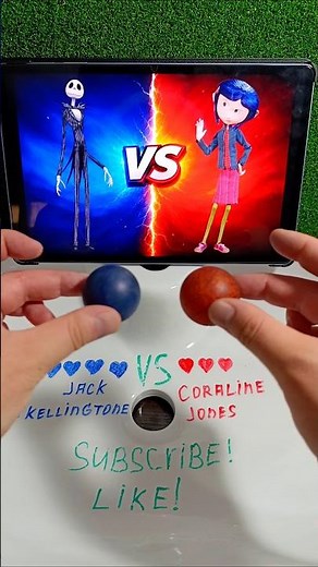 Jack Skellington VS Coraline! Who rules the spooky world? 🎃👁️
