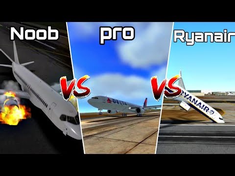 RFS Real Flight Simulator || Pro VS Noob VS Ryanair (Remake)