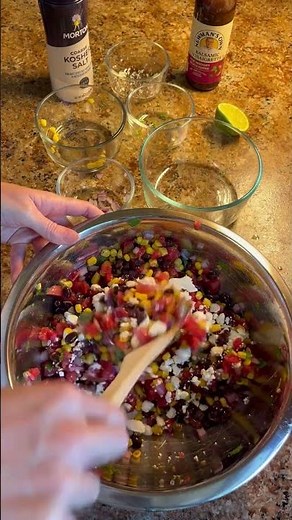 Fancy Beans: Black Bean Watermelon Salsa