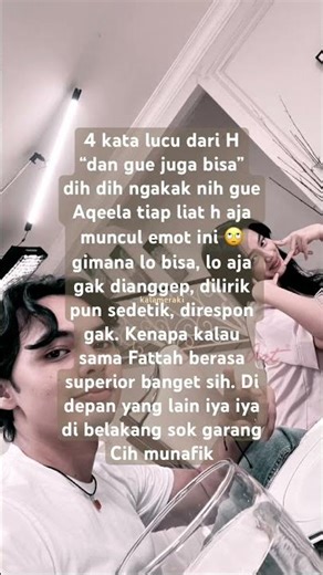 “gue juga bisa” lah dilirik aja kagak, pede banget sih. Si #aqeela emoh gitu #asmaragenz #trailer