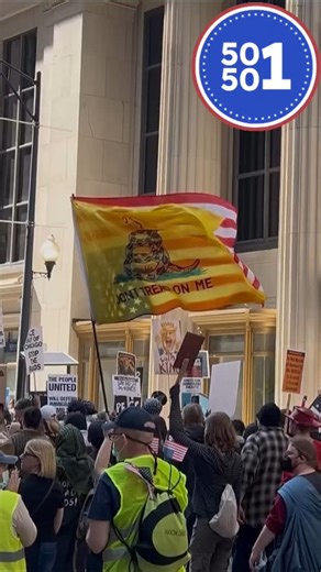 #50501 #50501movement #fiftyfiftyone #nokings | 50501 - 50 States, 50 Protests, 1 Day